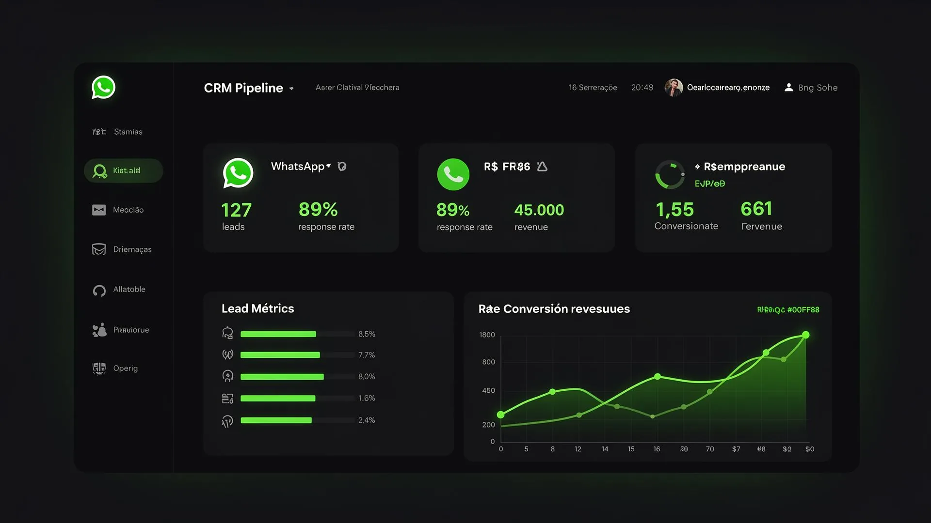 Dashboard Esfera Growth